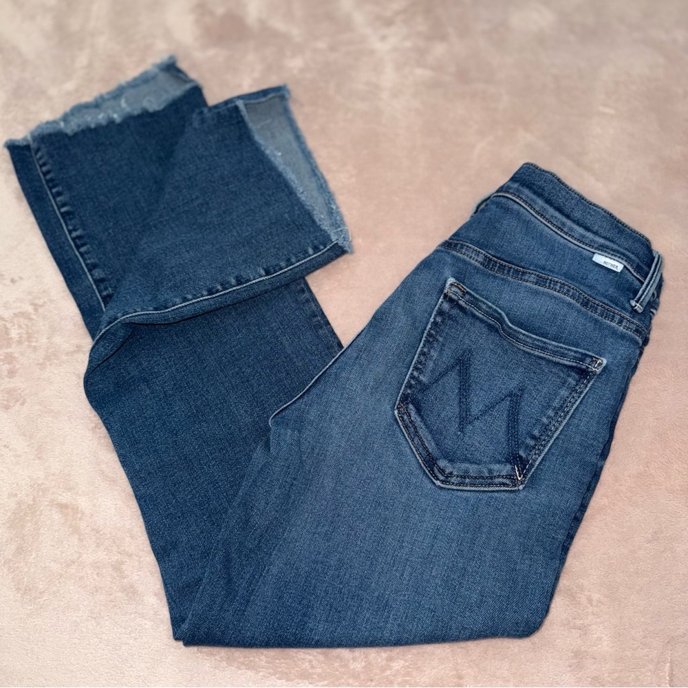 MOTHER Blue Ankle & Cropped Jeans